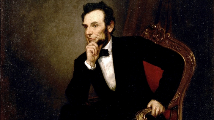 Abraham Lincoln painting